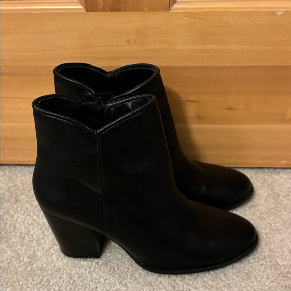 Thursday Black Vegan Leather Booties